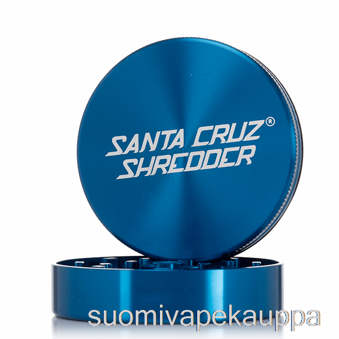 Vape Nesteet Santa Cruz Silppuri 2,75 Tuuman Iso 2-osainen Hiomakone Sininen (70mm)